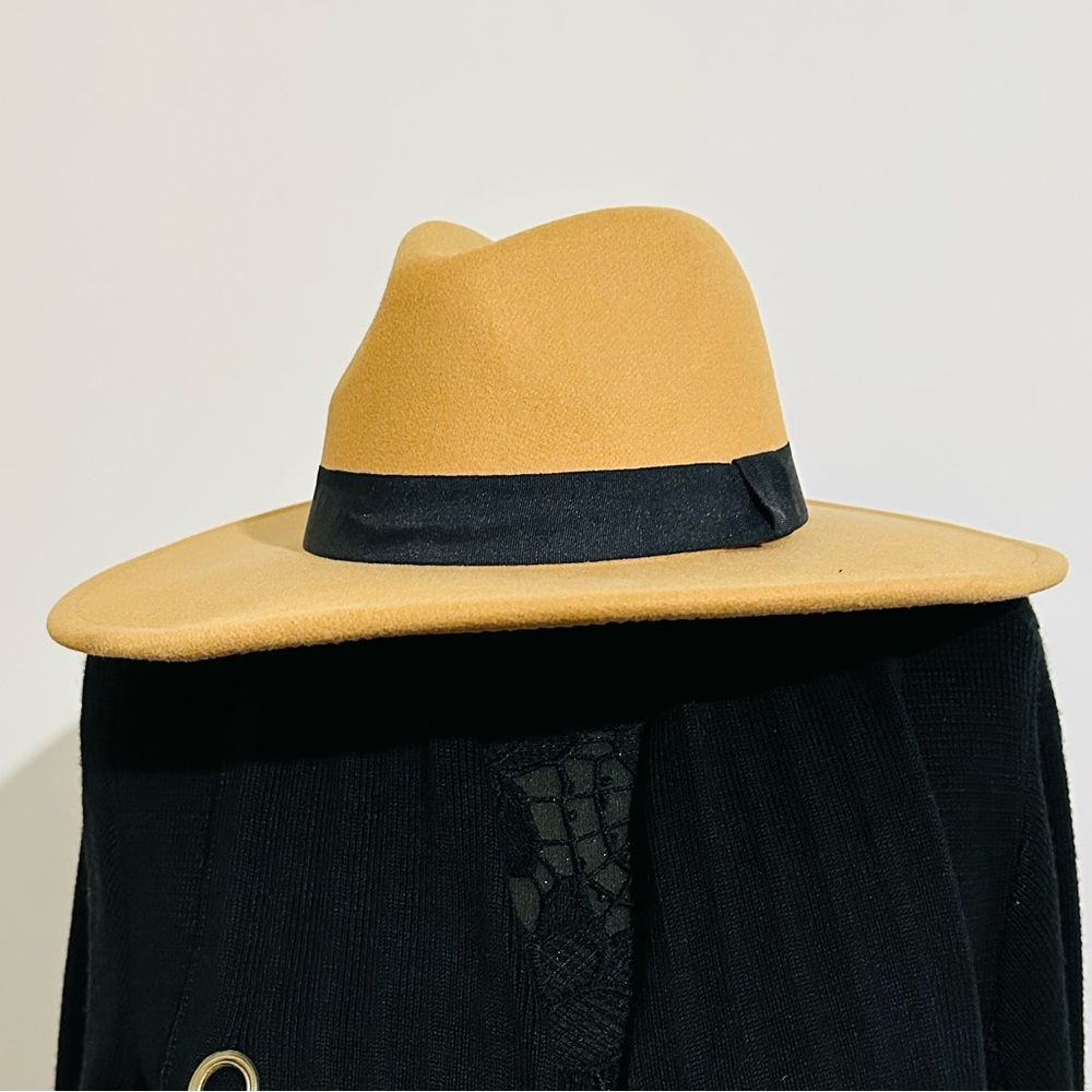 TAN Fedora Hat - Picture 2 of 12